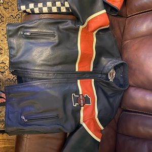Genuine Harley leather jacket. Size XL